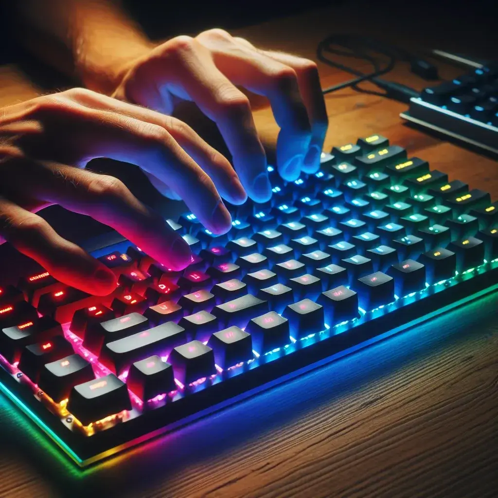 Como faço para redefinir a iluminação RGB do meu teclado mecânico?