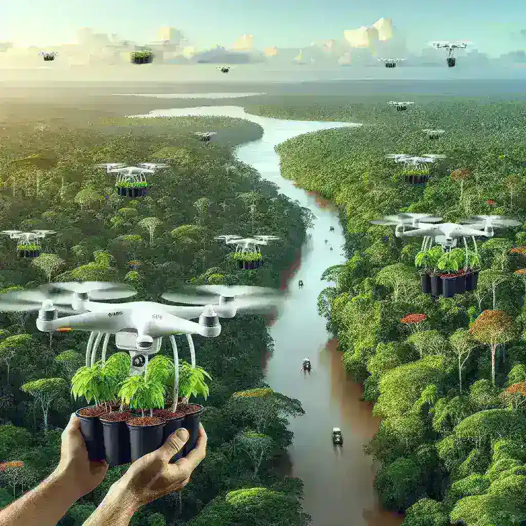 Drones para Replantio de Florestas: Solução Tecnológica para a Amazônia
